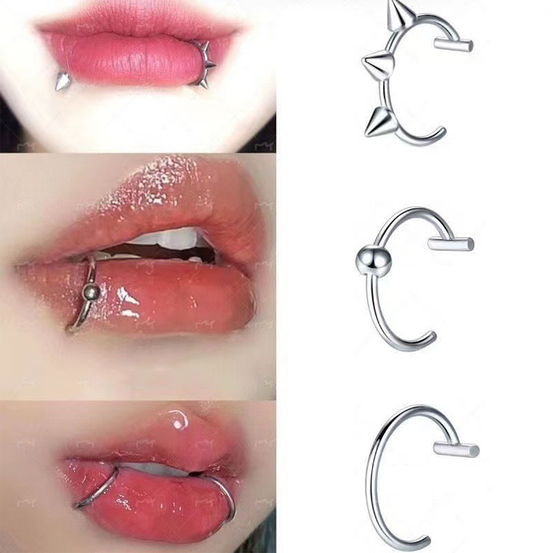 Body Jewelry And Earrings - 1 Stück Edelstahl Fake Nasenring Hoop