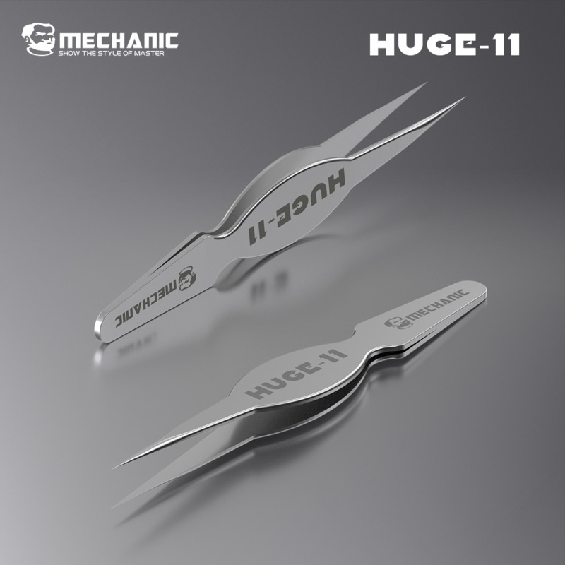 Body Jewelry Repair - MECHANIC HUGE-11 Nichtmagnetische Pinzette, breiter Körper,