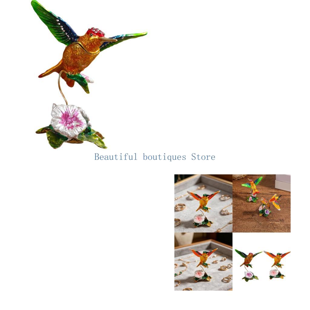 Body Jewelry Storage - U4LF Vanity-Schmuckkästchen in Kolibri-Form und kompakter
