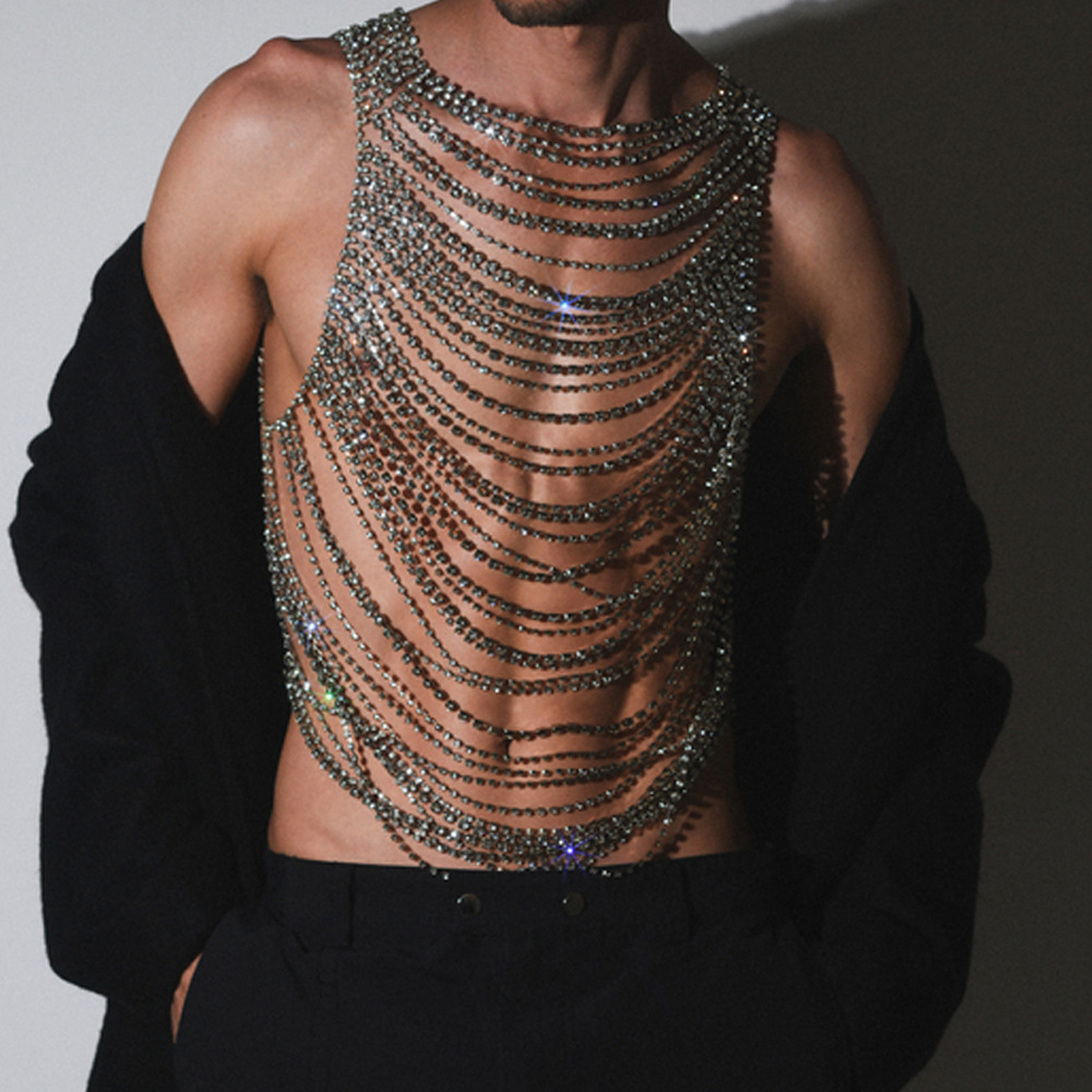 Body Jewelry Art - Mode Luxuriöse Bling Männer Frauen Körper