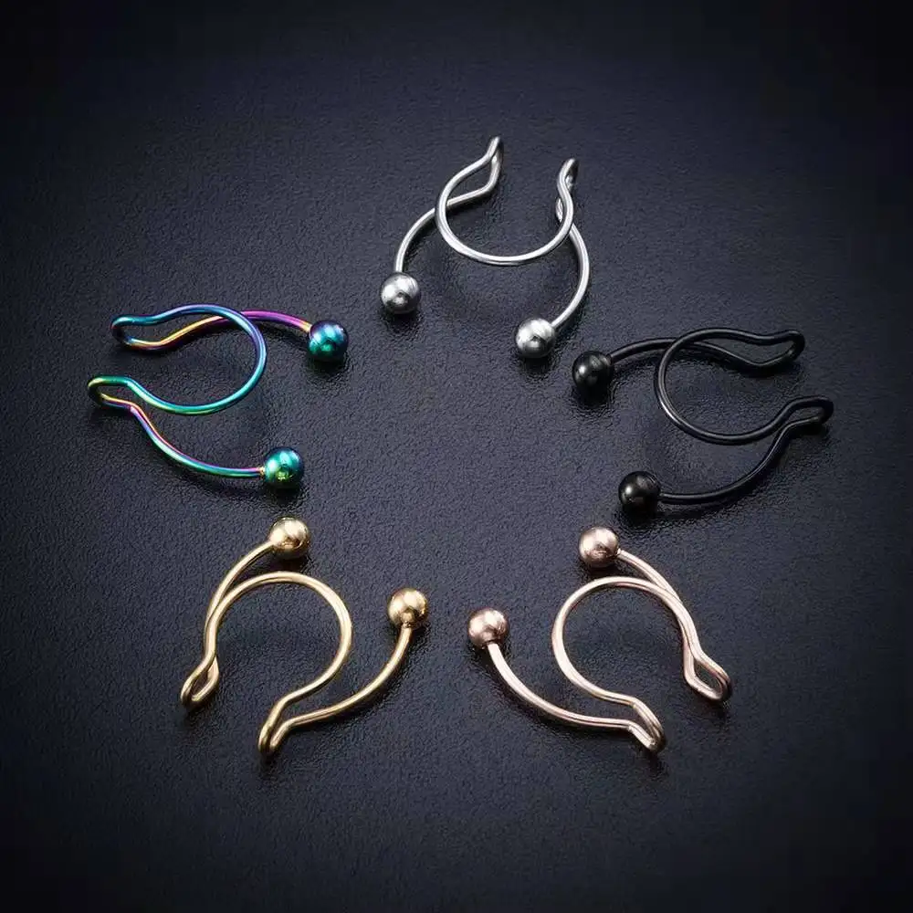 U-förmiger gefälschter Nasenri – Body Jewelry Art Bewertung und Preis