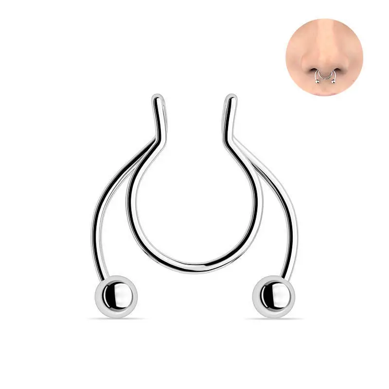 U-förmiger gefälschter Nasenri – Body Jewelry Art Bewertung und Preis