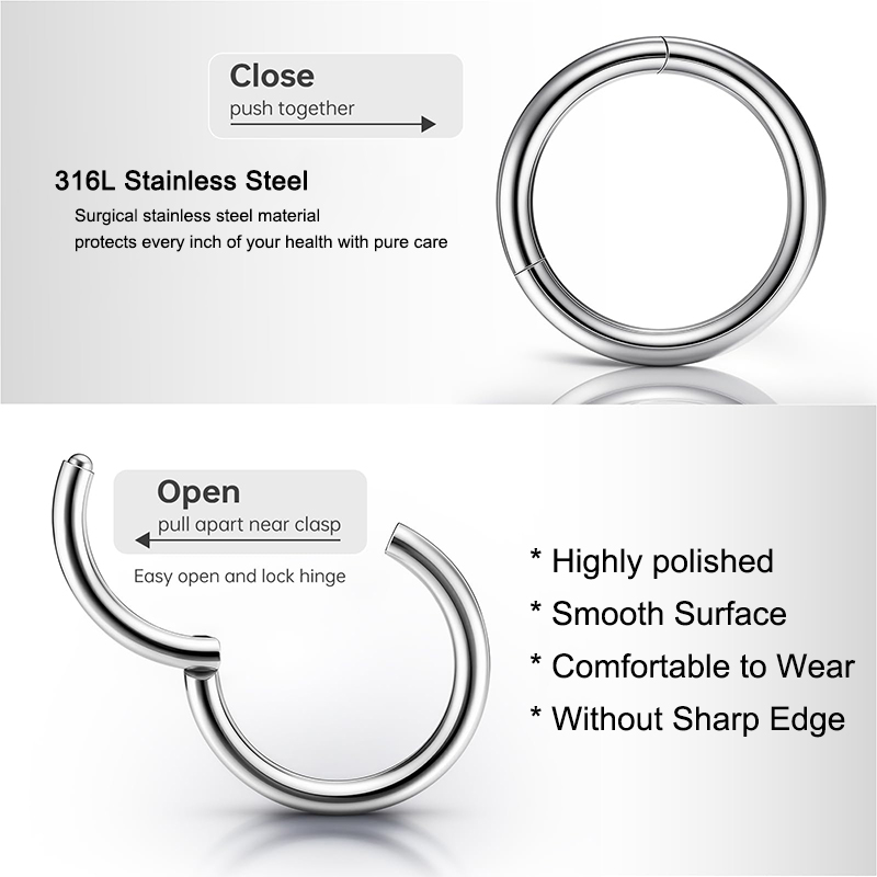 16G 316L Chirurgischer Stahl K – Body Jewelry And Earrings Bewertung und Preis