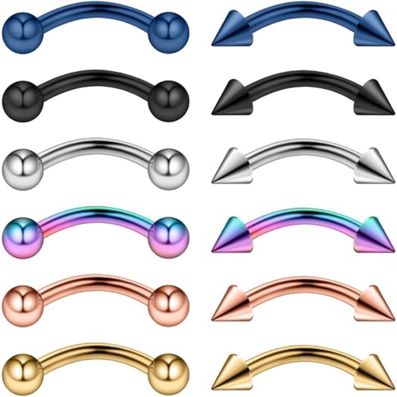 12 Stück 16G Piercing-Schmuck  – Body Jewelry And Earrings Bewertung und Preis