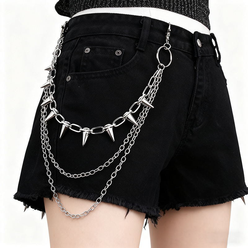 Unisex Hip-Hop Punk Rock Metal – Body Jewelry Waist Bewertung und Preis