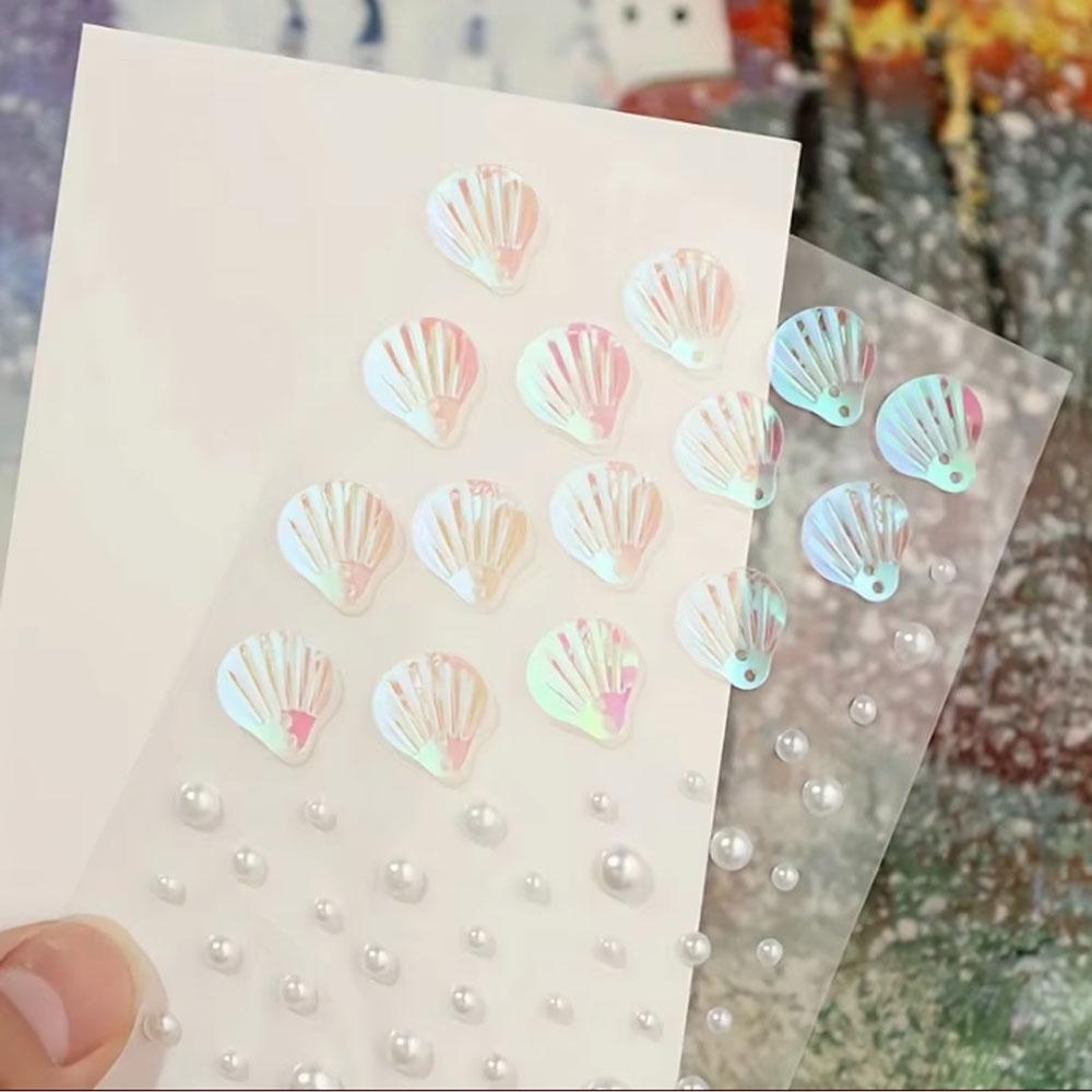 1Sheet Iridescent Shell Mixed  – Body Jewelry Art Bewertung und Preis