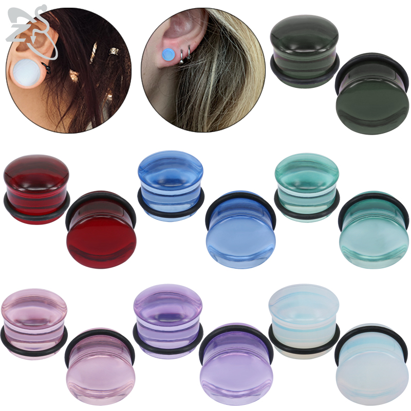 ZS 2 teile/los Glas Ohr Stecke – Zs Body Jewelry Bewertung und Preis