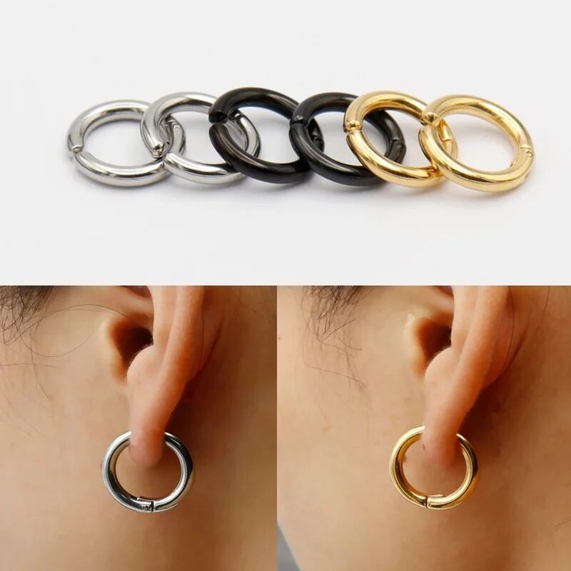 2/6 Stück gefälschte Huggie-Cr – Body Jewelry And Earrings Bewertung und Preis