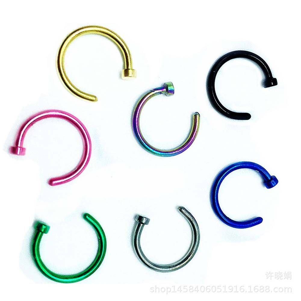 10 Stück Dünne Edelstahl C-For – Body Jewelry And Earrings Bewertung und Preis