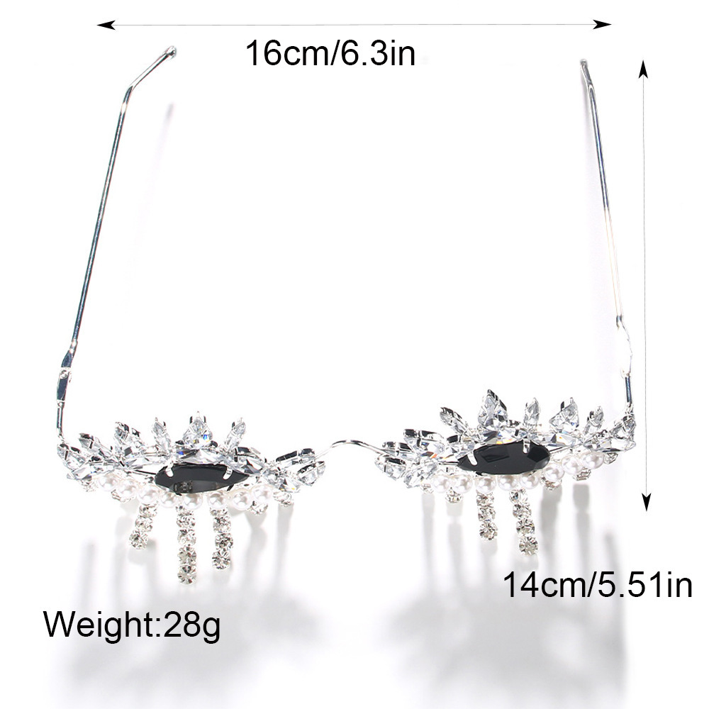 Stone fans Quaste Brille Rahme – Body Jewelry Ends Bewertung und Preis
