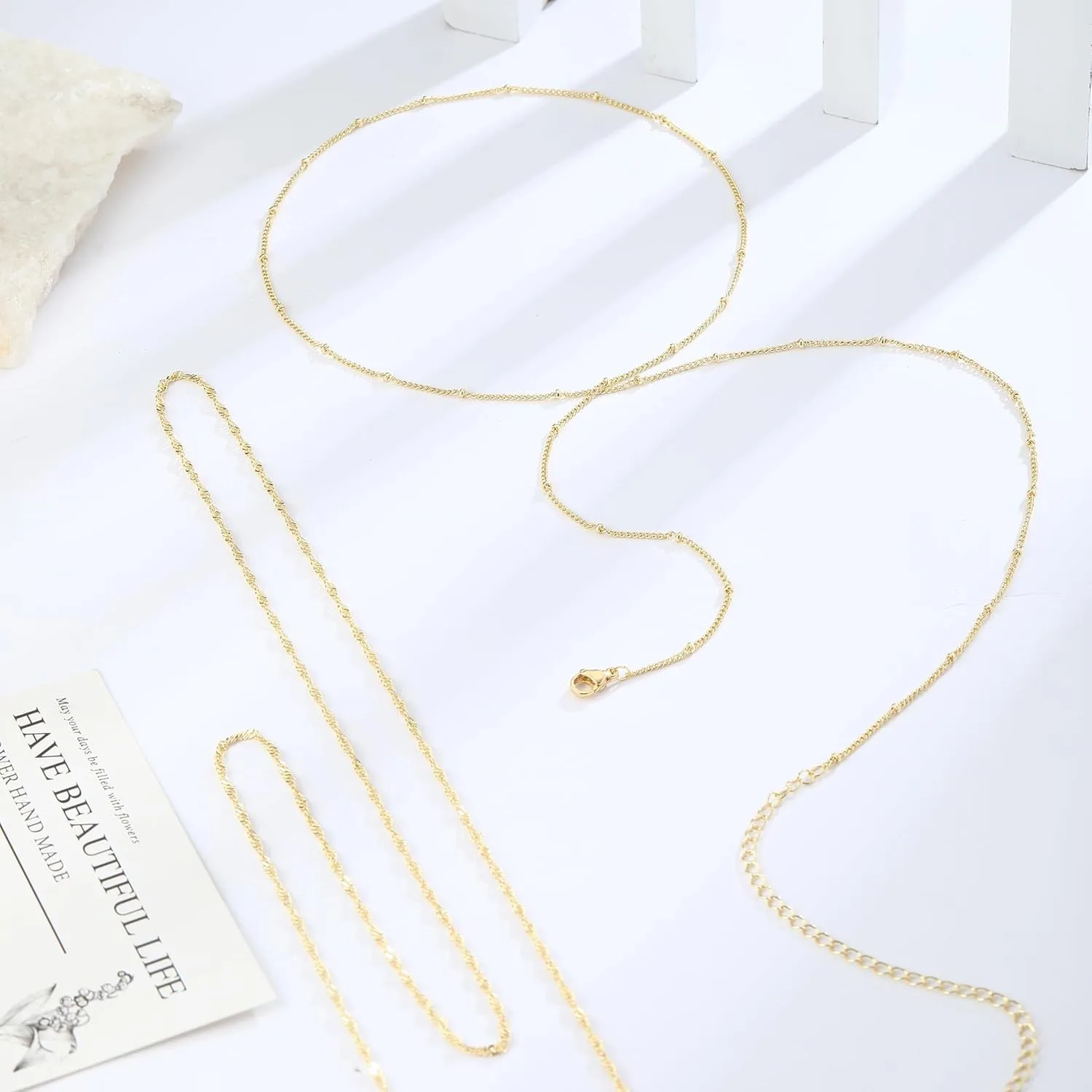 14 Karat vergoldete 26-33 Zoll – Body Jewelry Ends Bewertung und Preis
